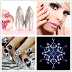 AD Beads glass crystal close-up shows brilliant sparkle and long-lasting shine
