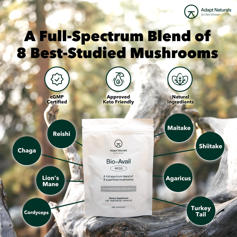 Reishi mushroom extract used in Bio-Avail Myco
