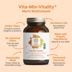 Herbal vitality for men: ashwagandha, ginseng, cordyceps and adaptogens