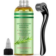 Addabst rosemary mint scalp oil bottle for nourishing scalp care and hydration.