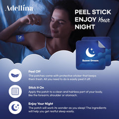Close-up of Adellina Sleep Patches ingredients