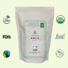 Ingredients: organic amla powder (Indian gooseberry)
