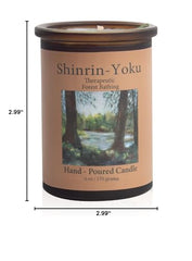 Adirondack Shinrin Yoku candle room ambience in living space.