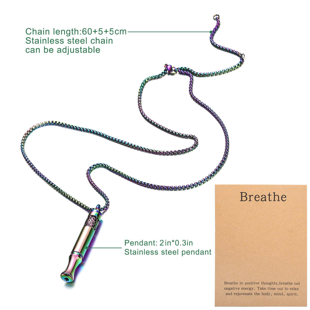 Strong adjustable chain on mindfulness pendant