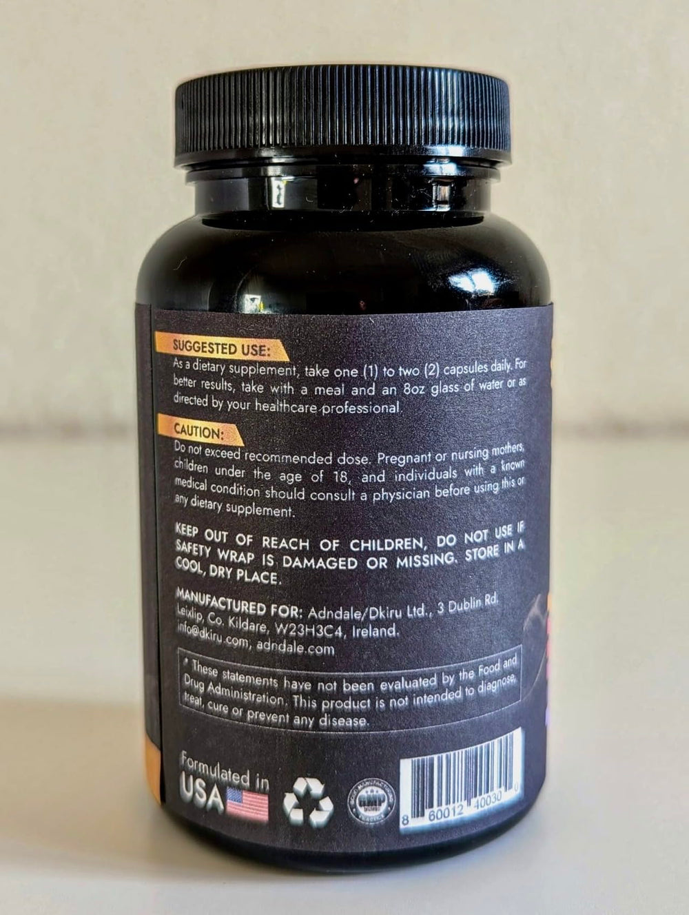 Capsules spilling from the bottle
