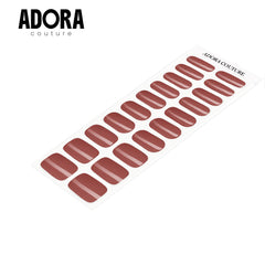 Adora Couture Classic French Tip gel nail strips for timeless at-home nails
