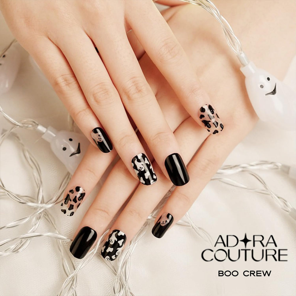 Adora Couture includes prep pad, nail file, and wooden stick for setup.