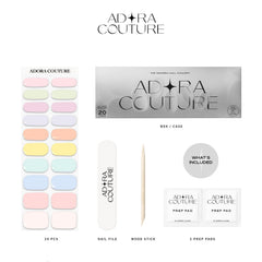 Adora Couture French tips provide a timeless manicure look