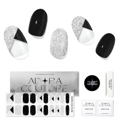 Adora Couture semi-cured gel nail strips set for at-home salon finish
