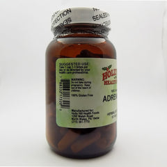 Close-up of Adrenal Rx bottle by Holly Hill Health Foods