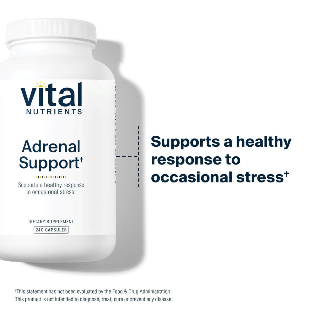 Adrenal Support capsules poured from bottle