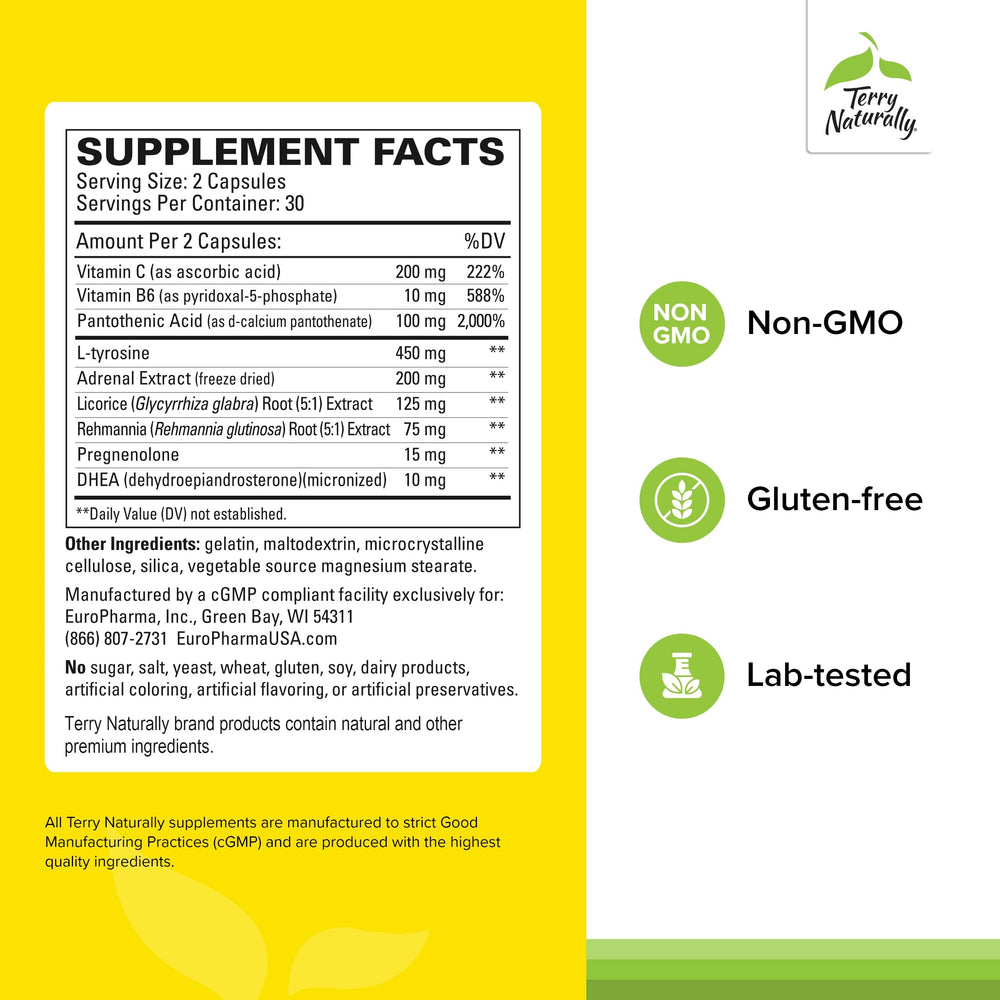 Allergen-free Adrenaplex label
