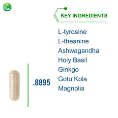 Close-up of AdrenoActive ingredients highlighting phosphatidylserine
