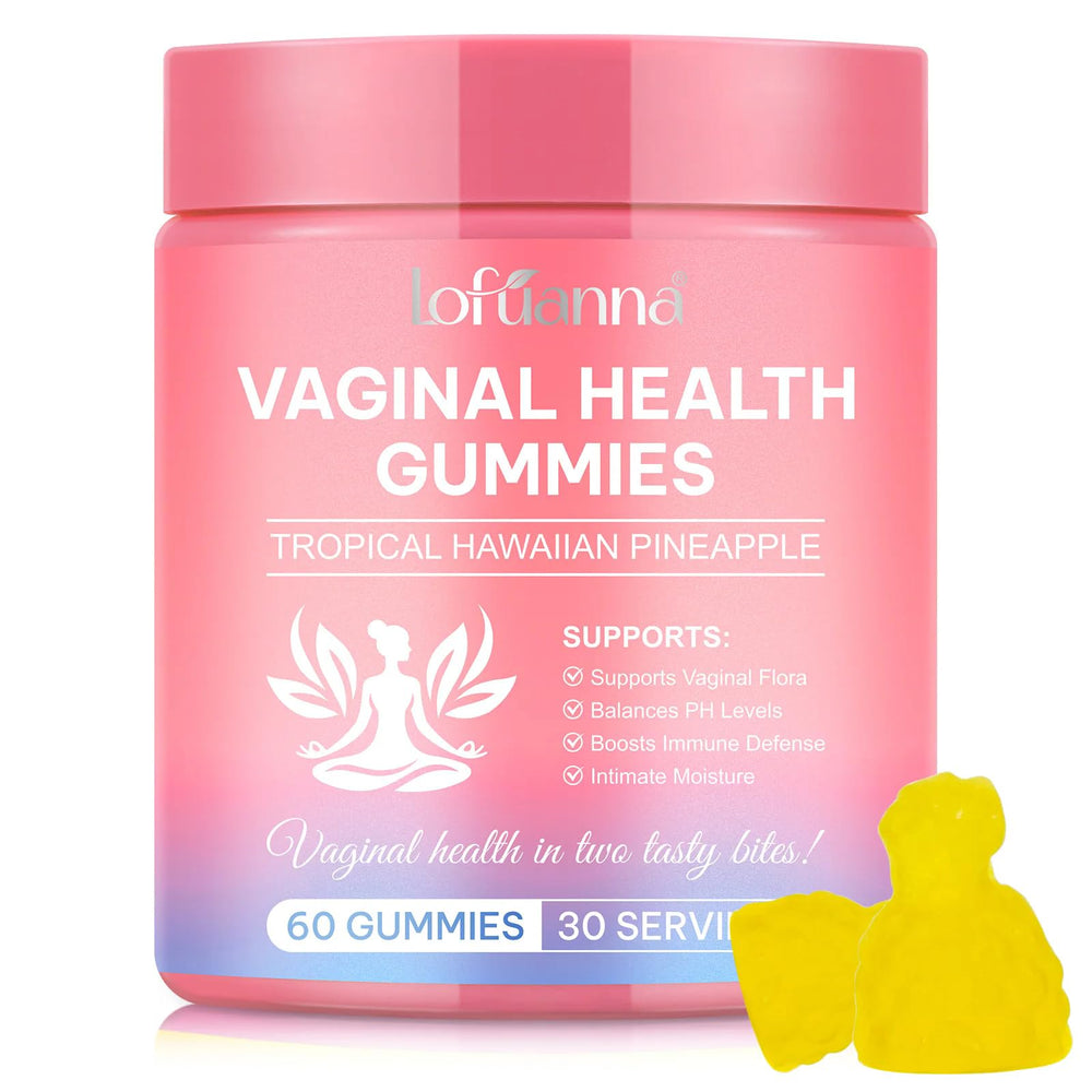 ADSBJUX Vaginal Probiotics Pineapple Gummies bottle label