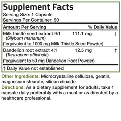 Adult taking liver health supplement capsule