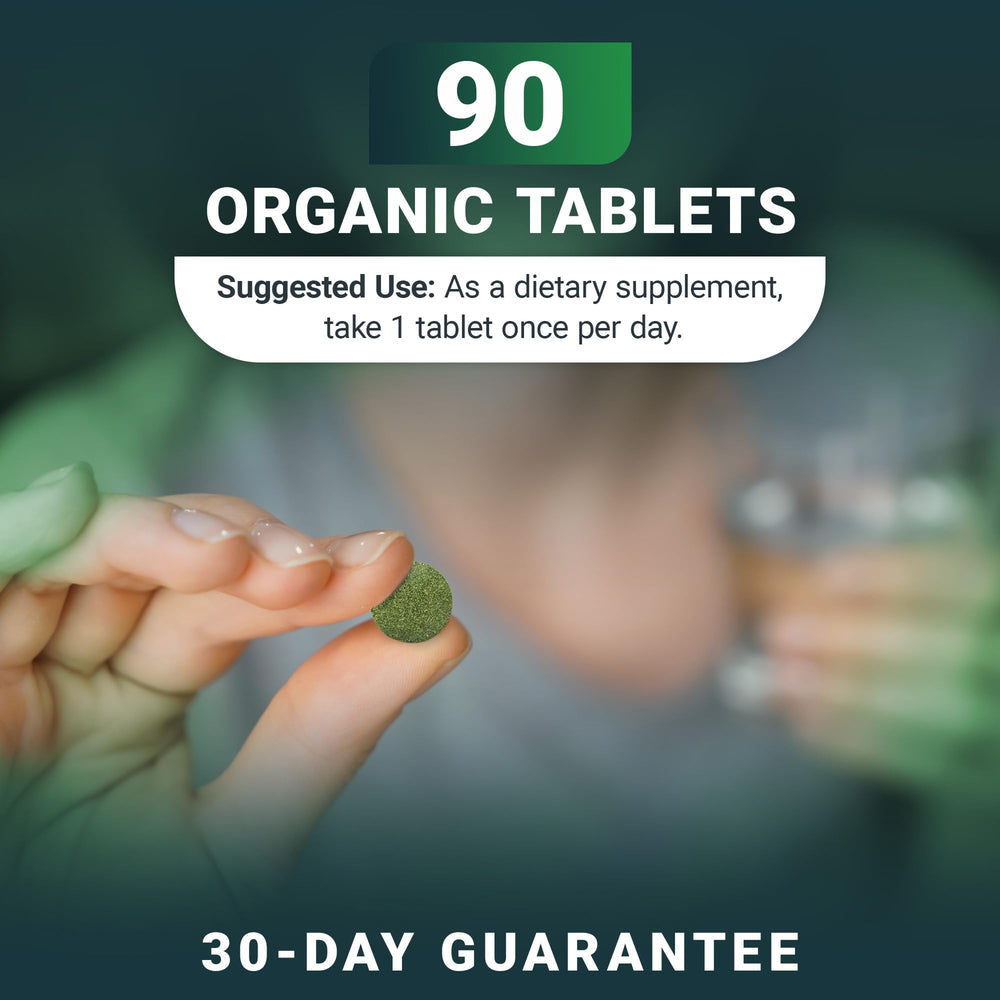 Adults taking daily greens supplement