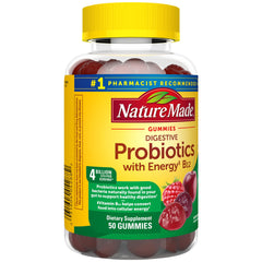 Adults taking probiotic gummies