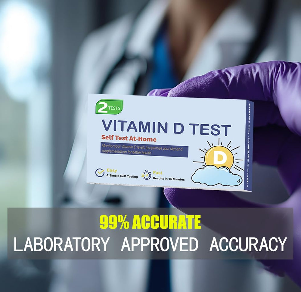 Adult vitamin D deficiency test kit for home