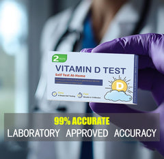 Adult vitamin D deficiency test kit for home