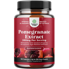 Advanced Antioxidant Pomegranate Supplement bottle cover