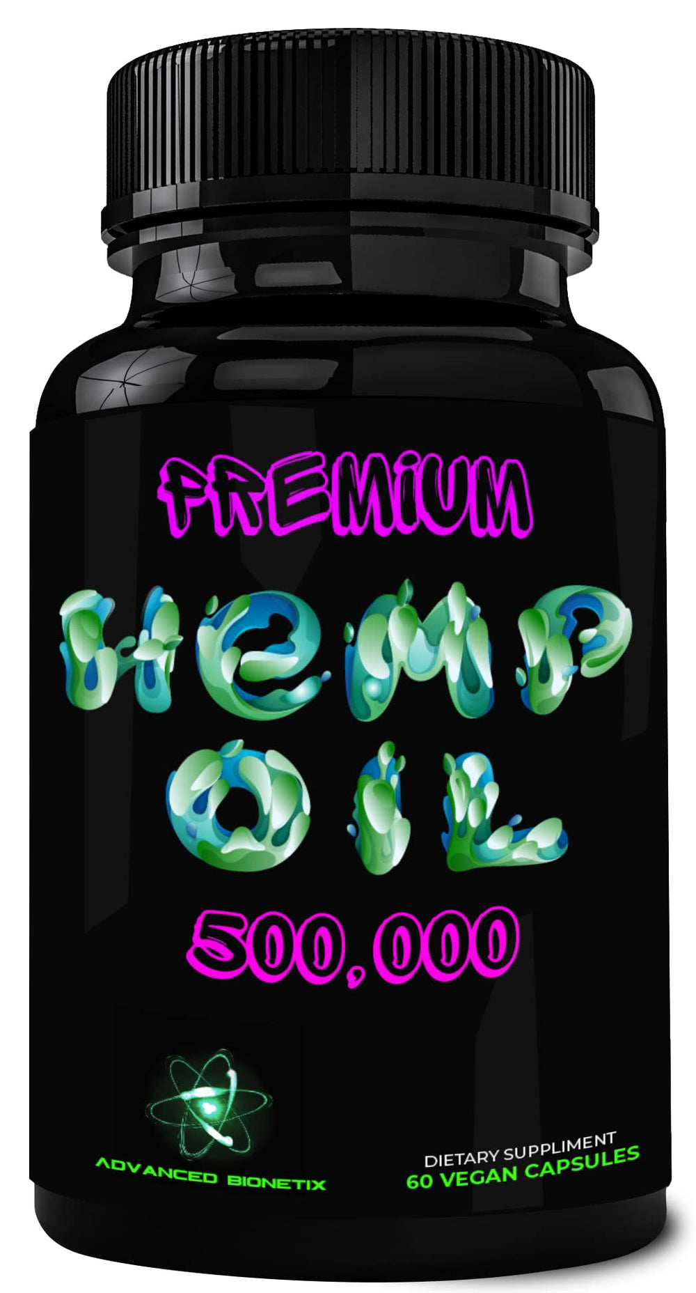Advanced Bionetix True Hemp Oil 500,00 bottle with dropper