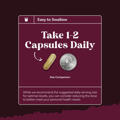 60-capsule bottle label for kidney health supplement
