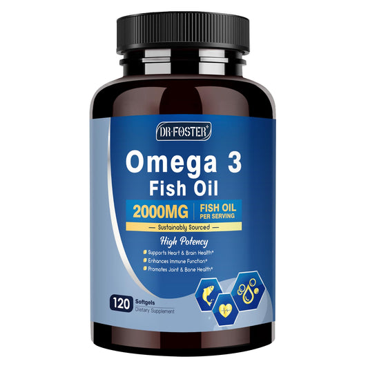 Product image: Advanced Omega-3 Fish Oil 2000mg with 120 softgels