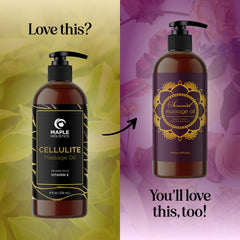 Legs with improved tone after applying the firming oil