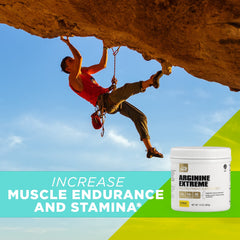 Preparing a pre-workout shake with Arginine Extreme
