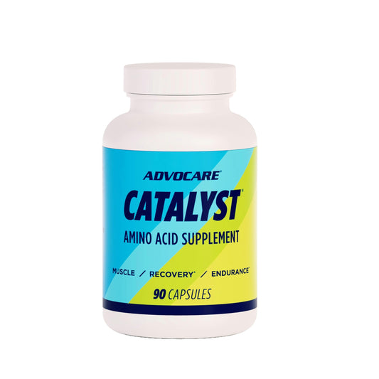 AdvoCare Catalyst BCAA amino acid supplement bottle – 90 capsules