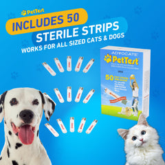 Advocate PetTest home-glucometer use with strips supports at-home monitoring