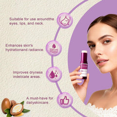 Aedydyce balm applied to the eye area for gentle hydration