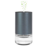 Aeeteek diffuser in gray with ambient light, 7-color glow for cozy spaces
