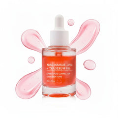 AEMRTJG Niacinamide 10percent TXA 4percent serum bottle closeup for brightening