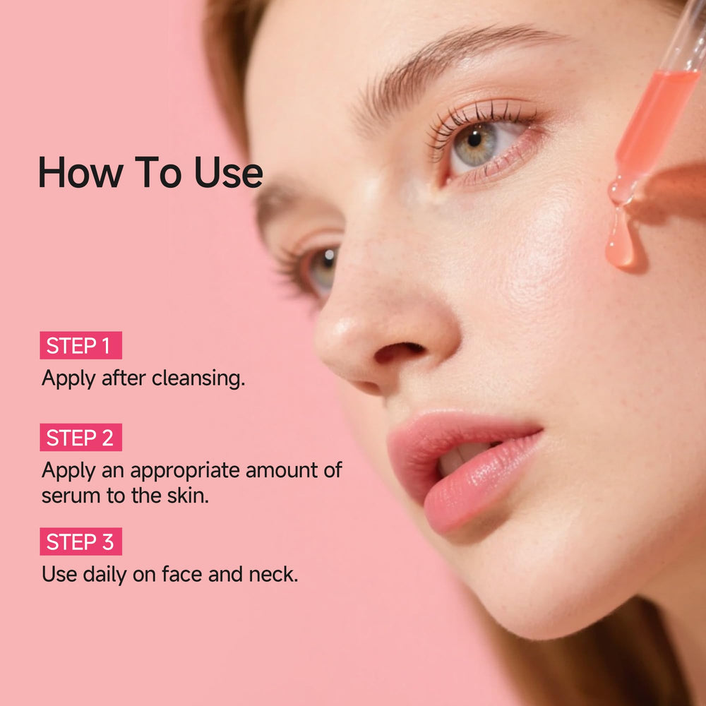 AEMRTJG Niacinamide TXA serum ingredients panel highlighting actives