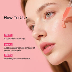 AEMRTJG Niacinamide TXA serum ingredients panel highlighting actives