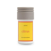 Aera Mini Citrus essential oil bottle and packaging