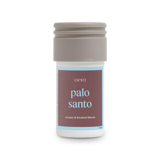 Aera Mini Palo Santo refill bottle with packaging
