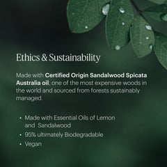 Lotus petals and sandalwood imagery for Zephyr