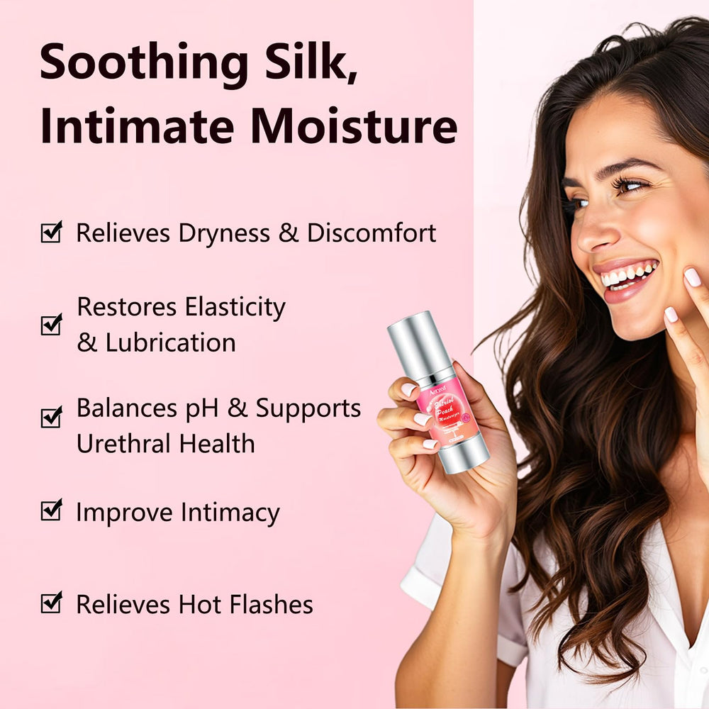 Aeryea estriol cream with natural peach scent for pleasant application