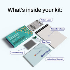 Prepaid envelope for sending hair sample