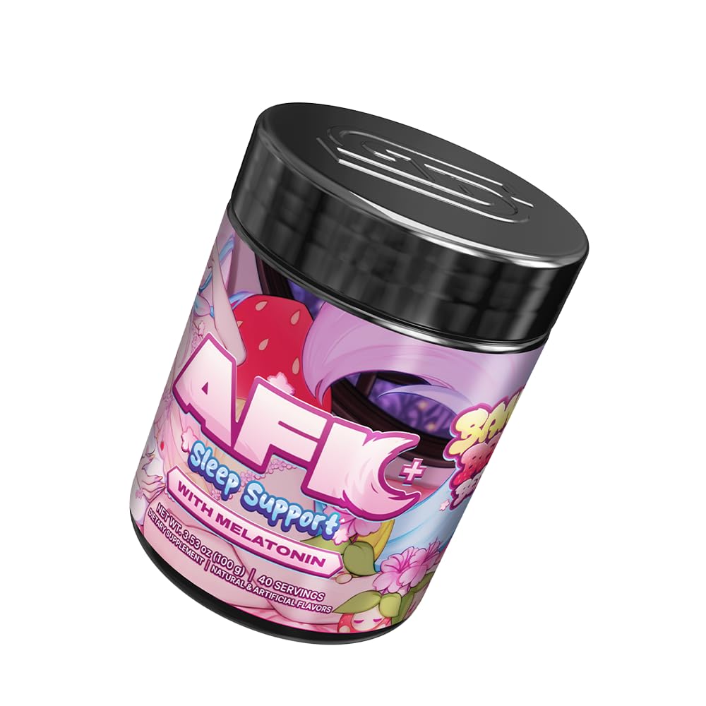 Bananaberry Bedtime by Silvervale flavor artwork on AFK+ packaging