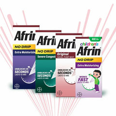 Afrin three-bottle-pack pictured for up to 12 hours of congestion relief