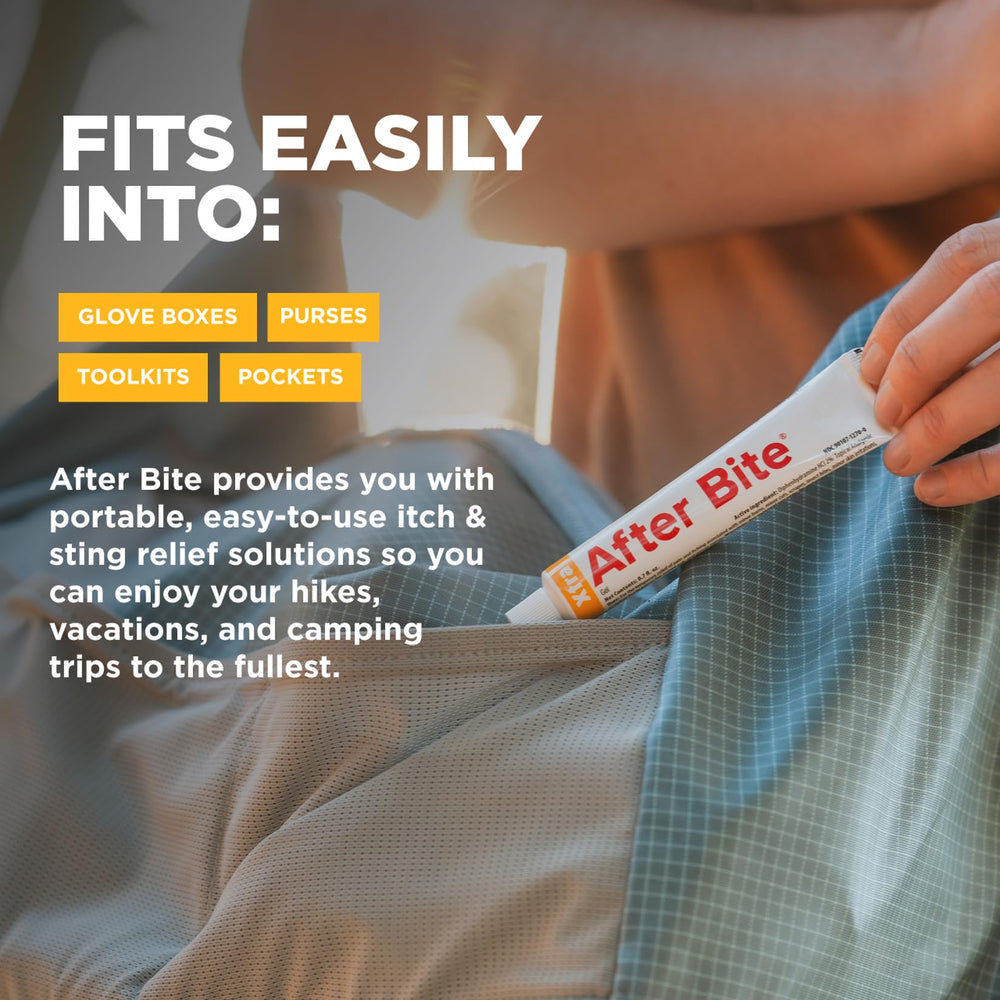After Bite Xtra Formula bee-bite-relief protection in a compact packet
