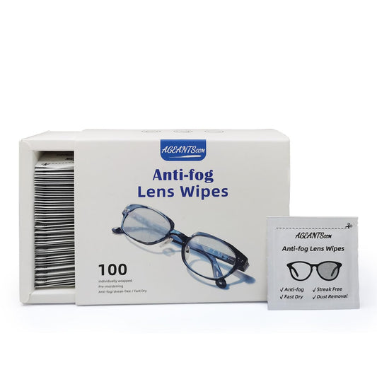 ageantscom Anti Fog Wipes 100-pack box with drawer design