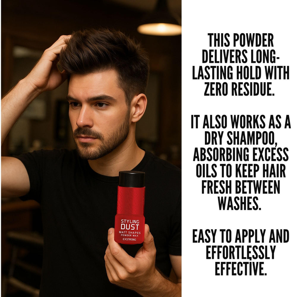 Agiva Hair Styling Dust matte finish for a modern textured look.