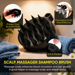 Agodafoo hair appearance with improved shine after gentle use.