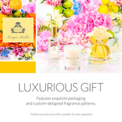 Dried sola flowers featured in AGRARIA AirEssence diffuser set