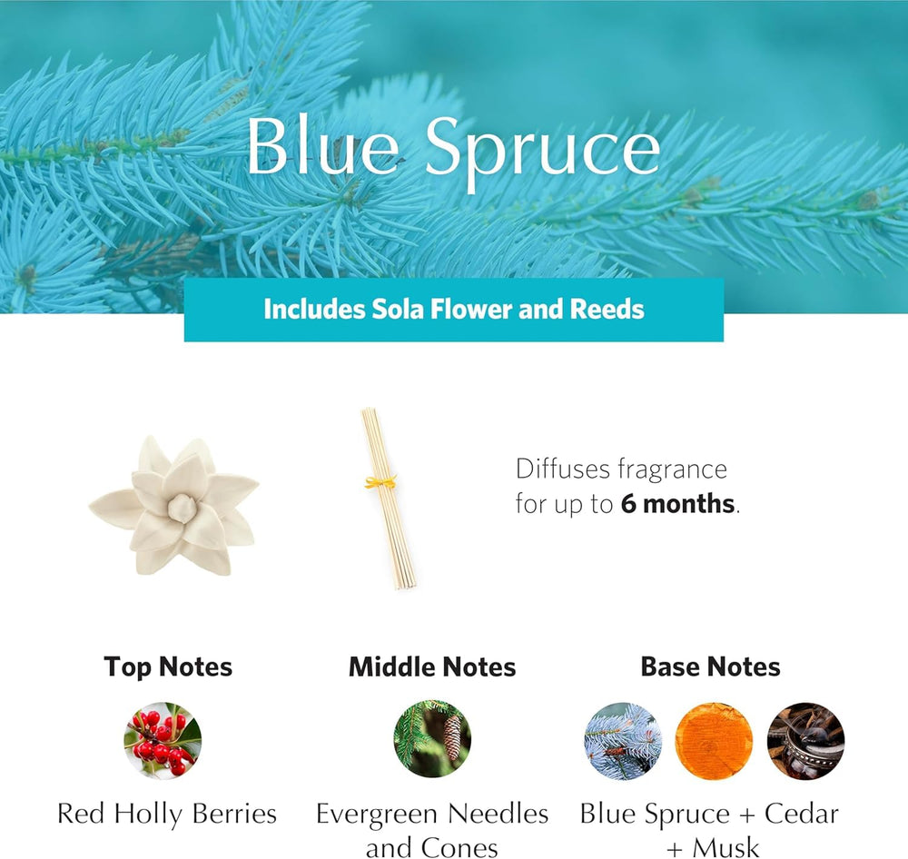 Close-up of PetiteEssence diffuser with sola flowers