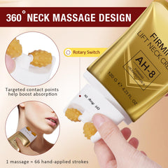 AH8 roller-massage effect demonstrates potential lift through rotation.
